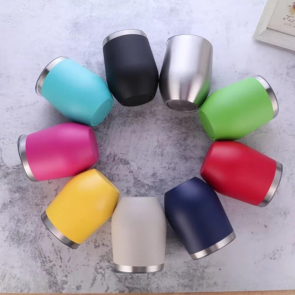 12oz Eggshell Cup Stainless Steel Beer Mugs New Thermal Mug School