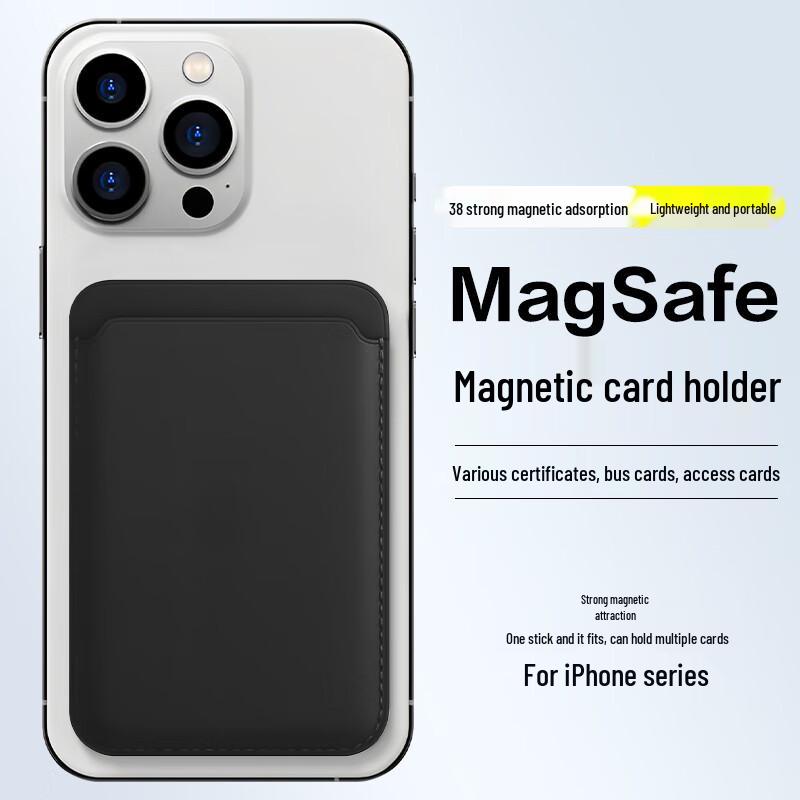 

Магнитный кожаный держатель для карт для MagSafe iPhone