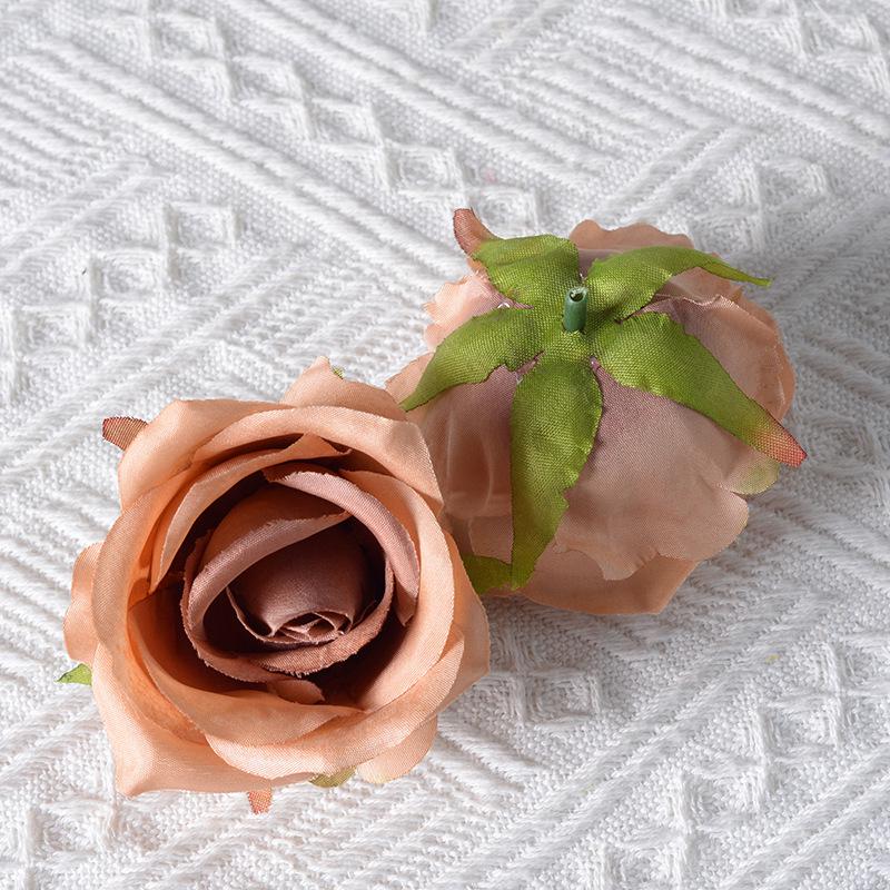 

Головки шелковых роз для свадебного декора – Искусственные цветы ручной работы для стен и арок