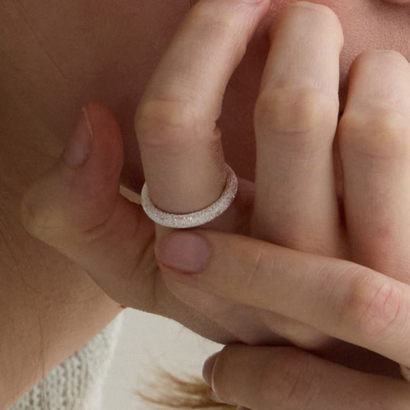 PAIGEFLYNN JEWELRY [925 Silver] Ruer Engagement Ring