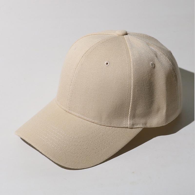 Verstellbare einfarbige Schattierung Hip Hop Unisex Baseballkappe Sonnenschutz Frühling Sommer Outdoor Herren Papa Hut Snapback