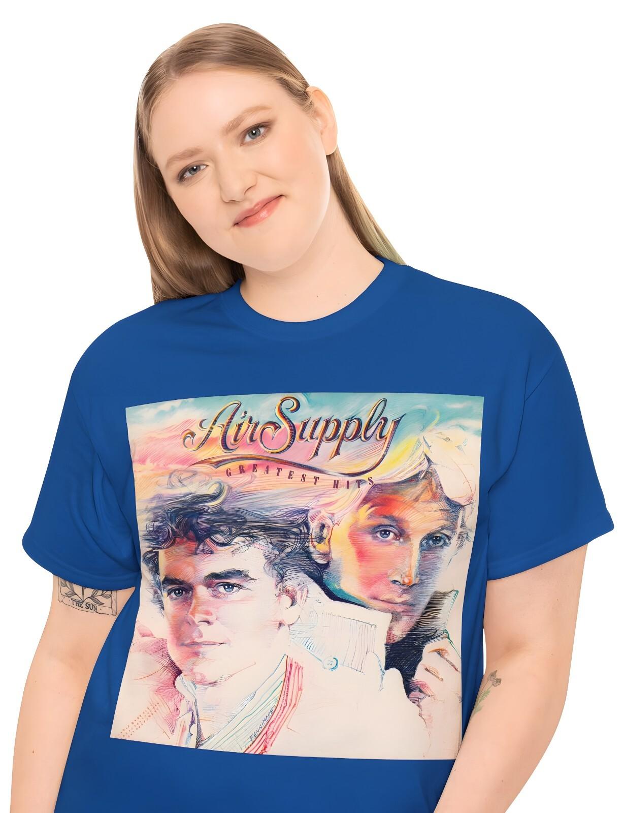 Air Supply Greatest Hits (1983) T-Shirt Mens Womens Tees Top 80s soft rock S