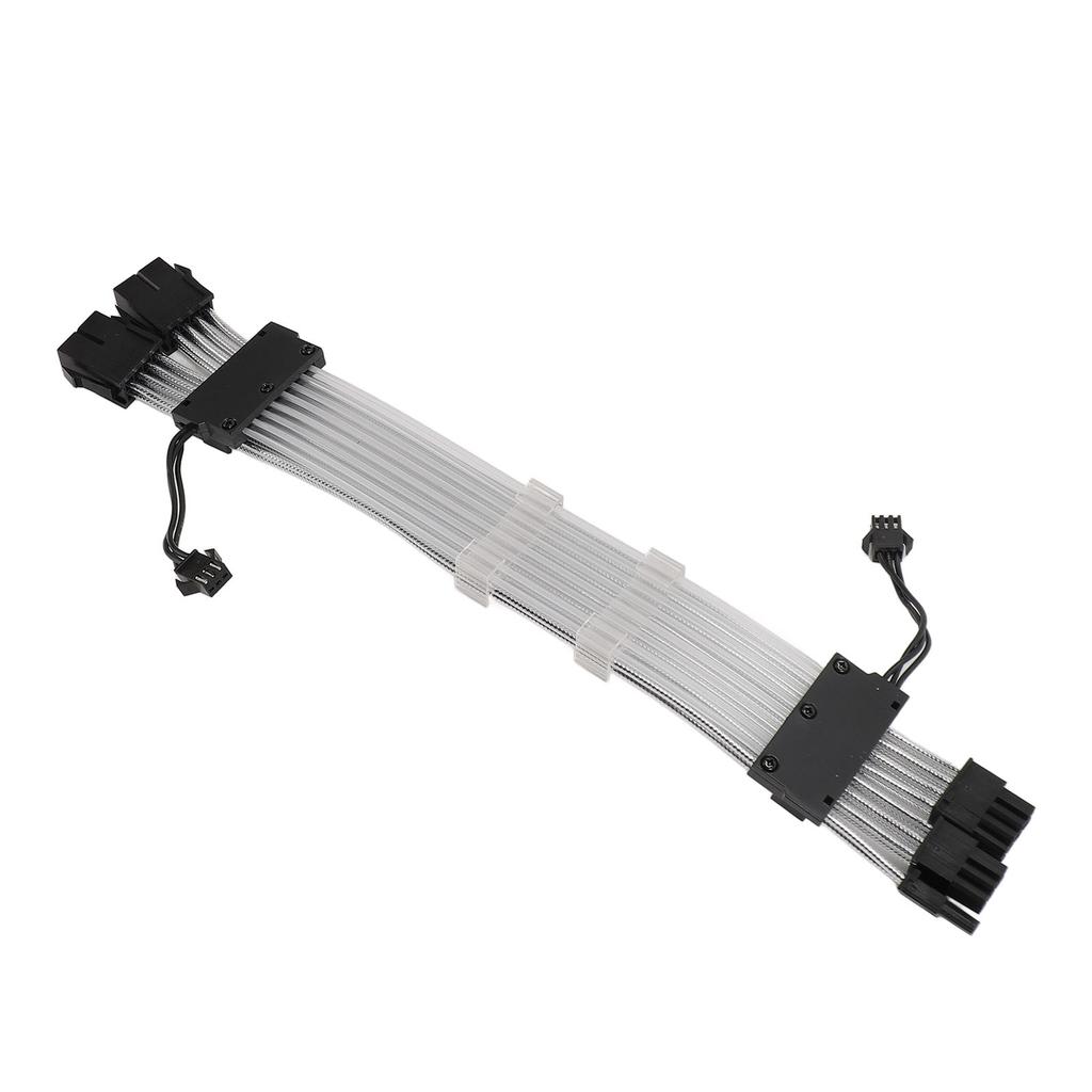 RGB PSU Cables ARGB GPU Power Supply Cable 2x8 Pin Extension Cable Kit 5V 3Pin Synchronized for PC Chassis