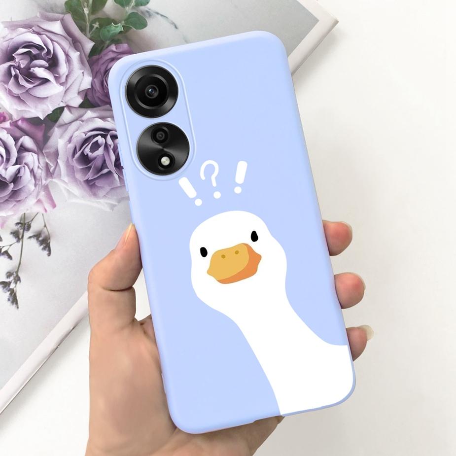 For Oppo A78 4G Case CPH2565 Cute Dinosaur Cartoon Painted Cover Soft Silicone Phone Case For Oppo A78 A 78 OppoA78 4G 5G Fundas