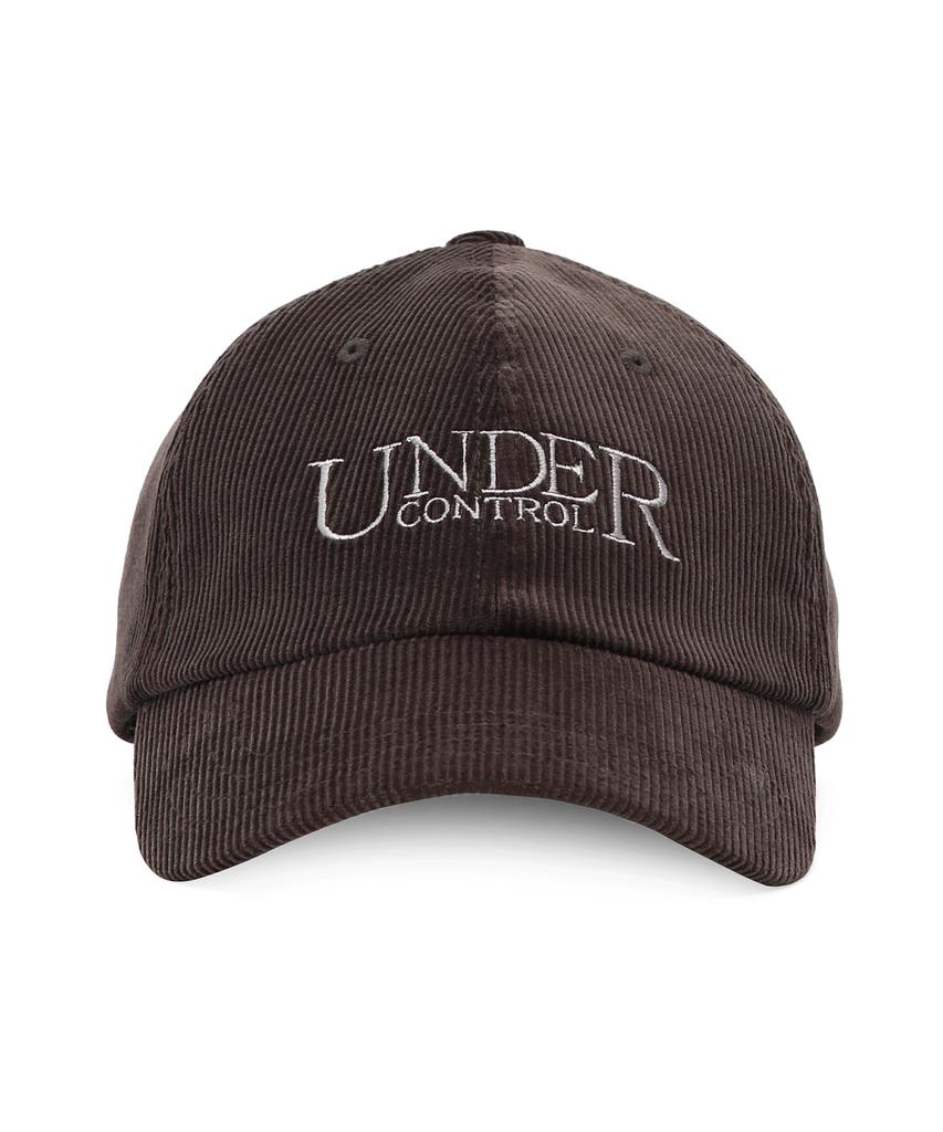 Eondeokeonteulol Unisex Autumn/Winter Corduroy Basic Soft Top Ball Cap Signature / Authentic B B / Cd / Choco