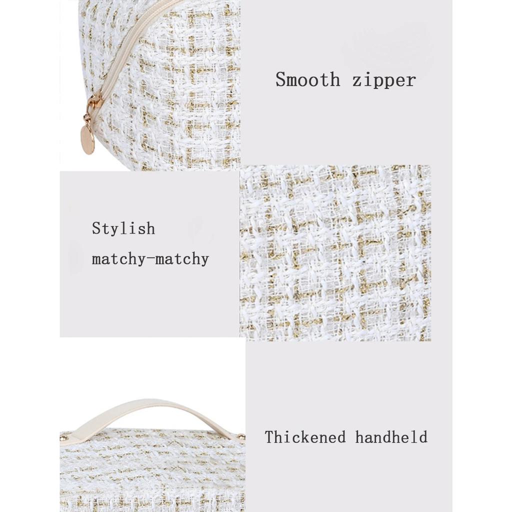 Trousse cosmetica Thousand Bird Grid per donna Grande capacità Portatile Borsa portaoggetti da viaggio 1 pz