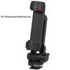 Versatile Rotating Phone Clip: Attach To Camera Cold Shoe for Horizontal/Vertical Use with Fill Light, Monitor, Speaker, Etc.