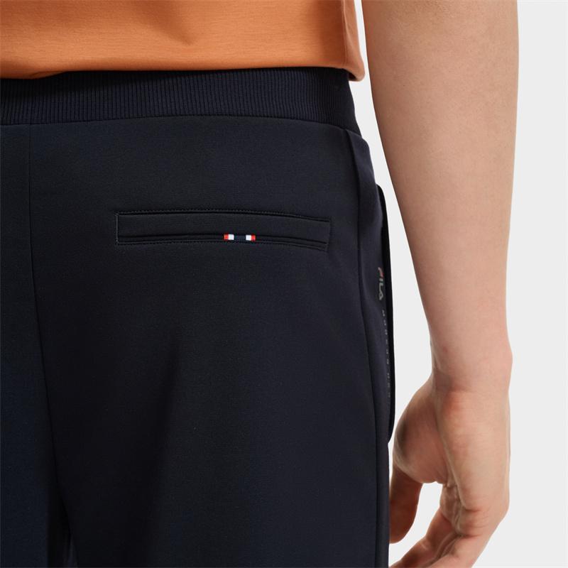 New FILA Knitted Sweatpants Men's Legend Blue F11M431606FNV