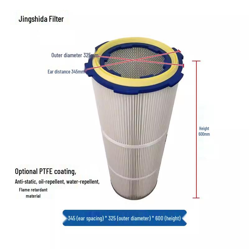 Quick-Release Dust Collector Cartridge for Industrial Powder Coating & Blasting