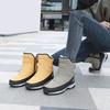 Men's and Women's Large Size Winter Warm Snow Boots Plush Lining Waterproof Ankle Boots Non-slip Outdoor Shoes Hiking Mountaineering Sports Boots