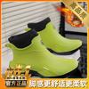 Rain shoes winter velvet warm snow boots fishing takeaway rider cotton shoes winter