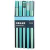 5 Pairs Reusable Plastic Chopsticks BPA-Free Dishwasher-Safe Non-Slip Fiberglass Chopsticks Chinese Japanese Chopstick Gift Set