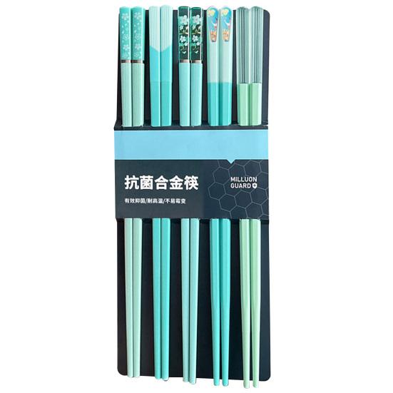 5 Pairs Reusable Plastic Chopsticks BPA-Free Dishwasher-Safe Non-Slip Fiberglass Chopsticks Chinese Japanese Chopstick Gift Set