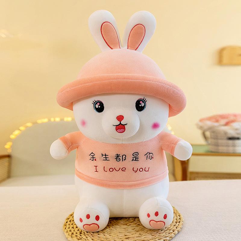 

Новая плюшевая игрушка Love You Rabbit, милая кукла-кролик, кукла-подушка для девочки-кролика, подарок на День святого Валентина 50cm