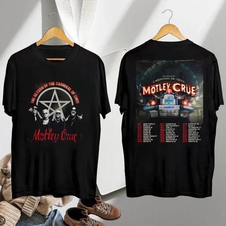 Mötley Crüe Announces 2026 North American Tour Unisex T-Shirt L