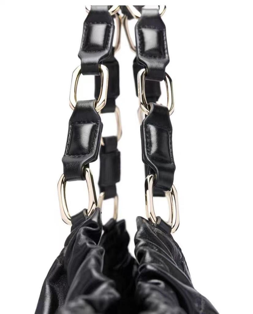 ANINE BING Nazha Kate Damen Schwarze Ledertasche - Neue Herbst/Winter Kollektion