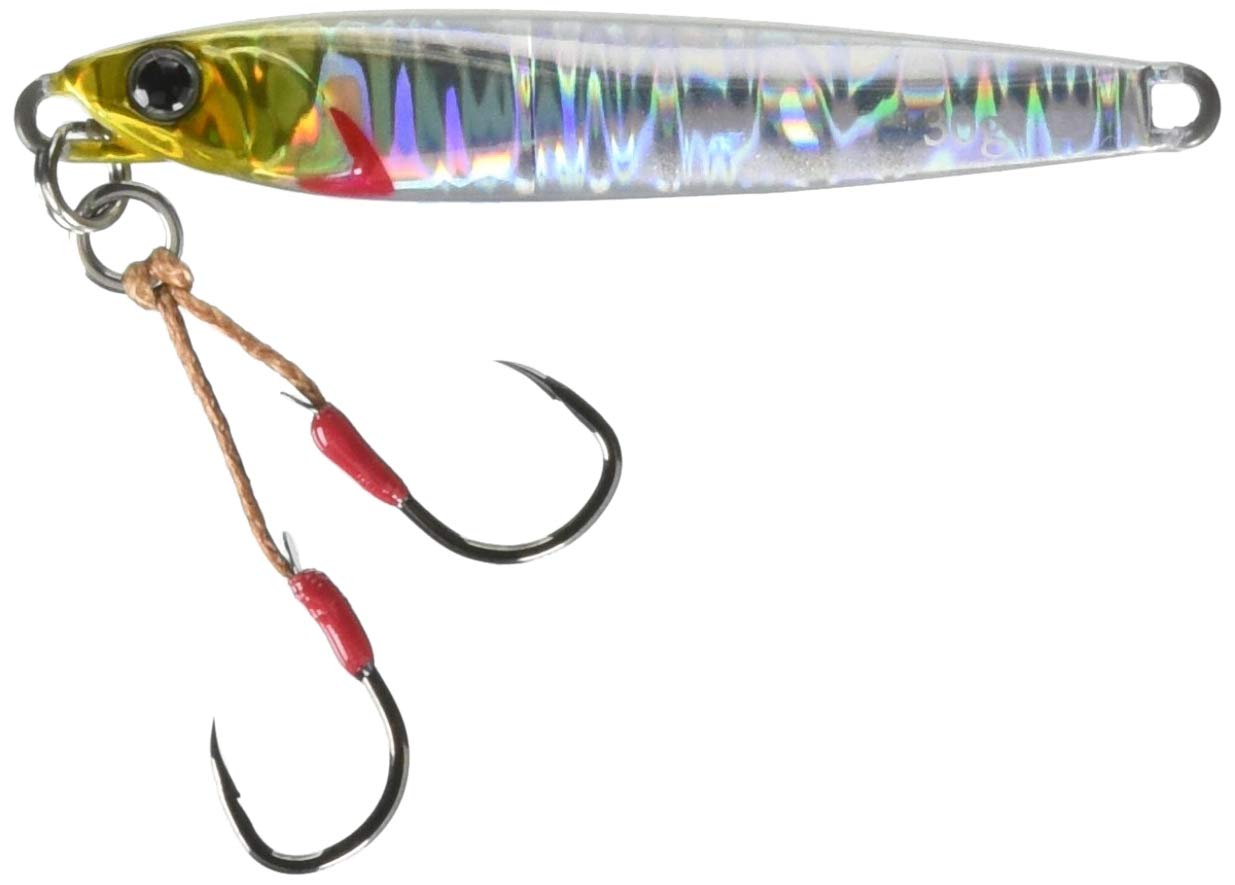

JACKALL Metal Jig Lure Raspatine TG 63mm 30g Shirasu Wave Holo Silver/Magma