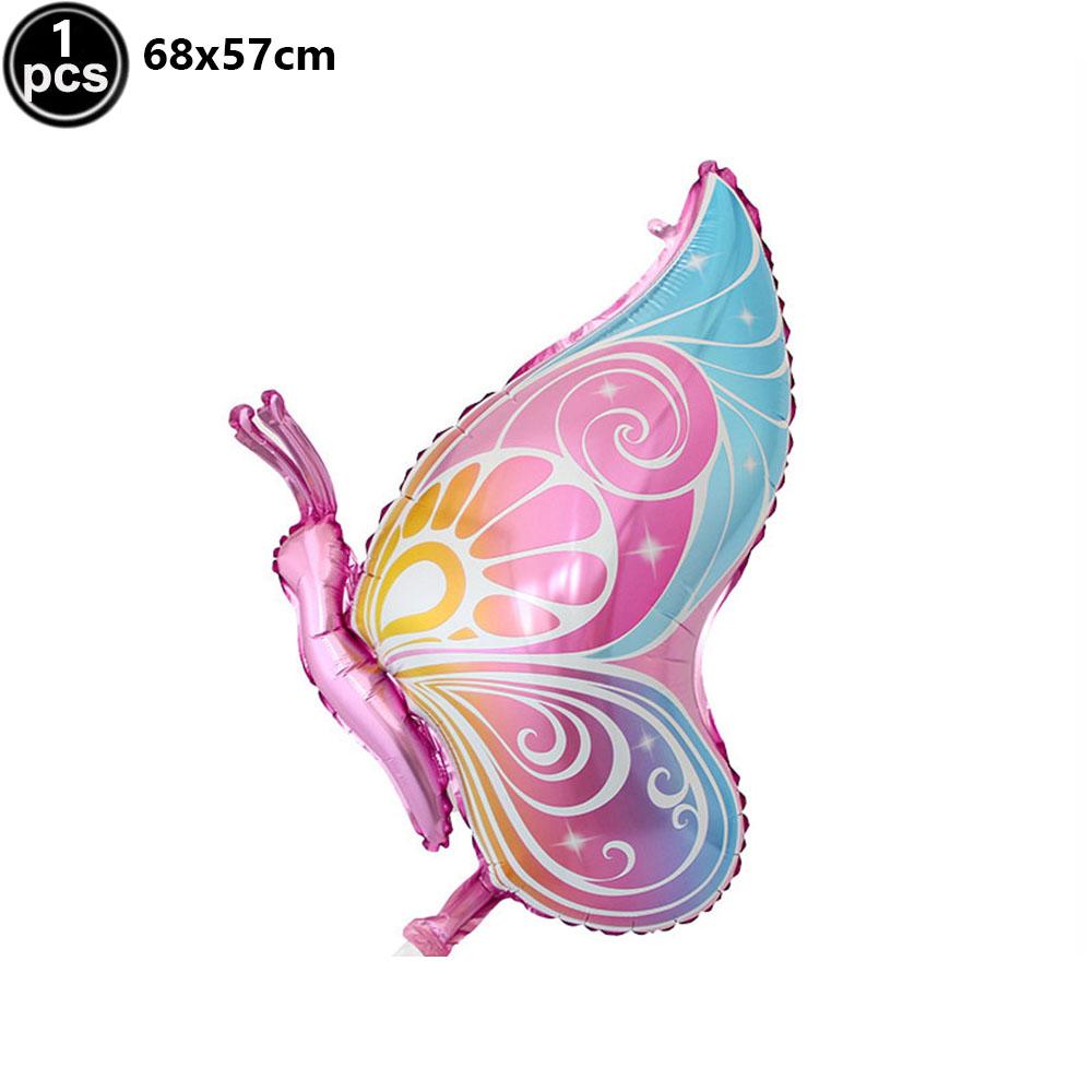 Large Butterfly Foil Balloons Blue Green Purple Birthday Party Wedding Decorations Baby Shower Globos Kids Toys