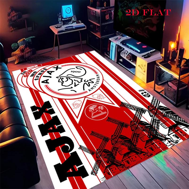 Ajax Logo Carpet Rug for Living Room Bedroom Home Sofa Decoration,Kids Play Nonslip Floor Mat