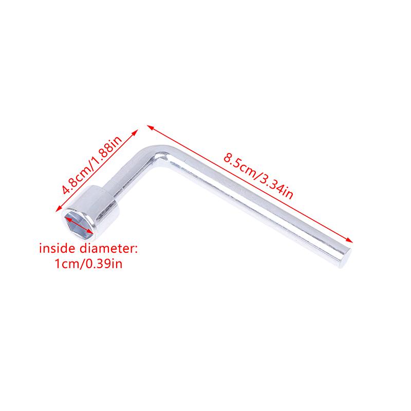 L-Shaped Socket Wrench Elbow 7-Shaped 6 7 8 10 12 13 14Mm Hex Key Hexagonal Mouth Steel Hand Tools Accessories