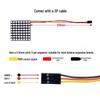 Arduino-Compatible 8x8 RGB LED Panel Ring with WS2812B Magic Color Dot Matrix, 5V Drive