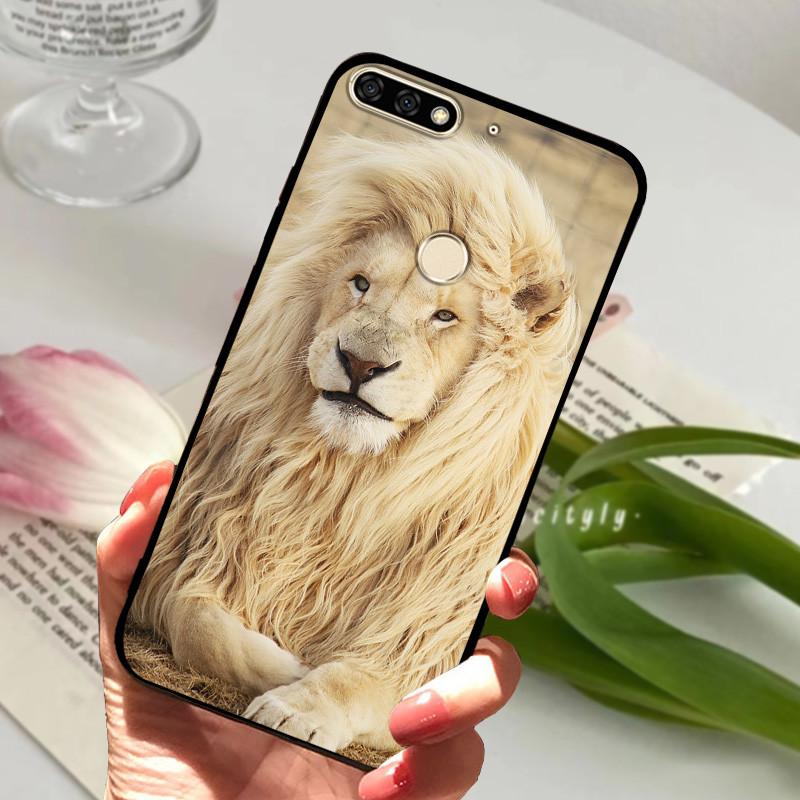 For Huawei Honor 7C Pro Case LND-L29 Silicone Shockproof Soft TPU Phone Cover For Huawei Honor 7C 5.99" Funda Honor7CPro Cartoon