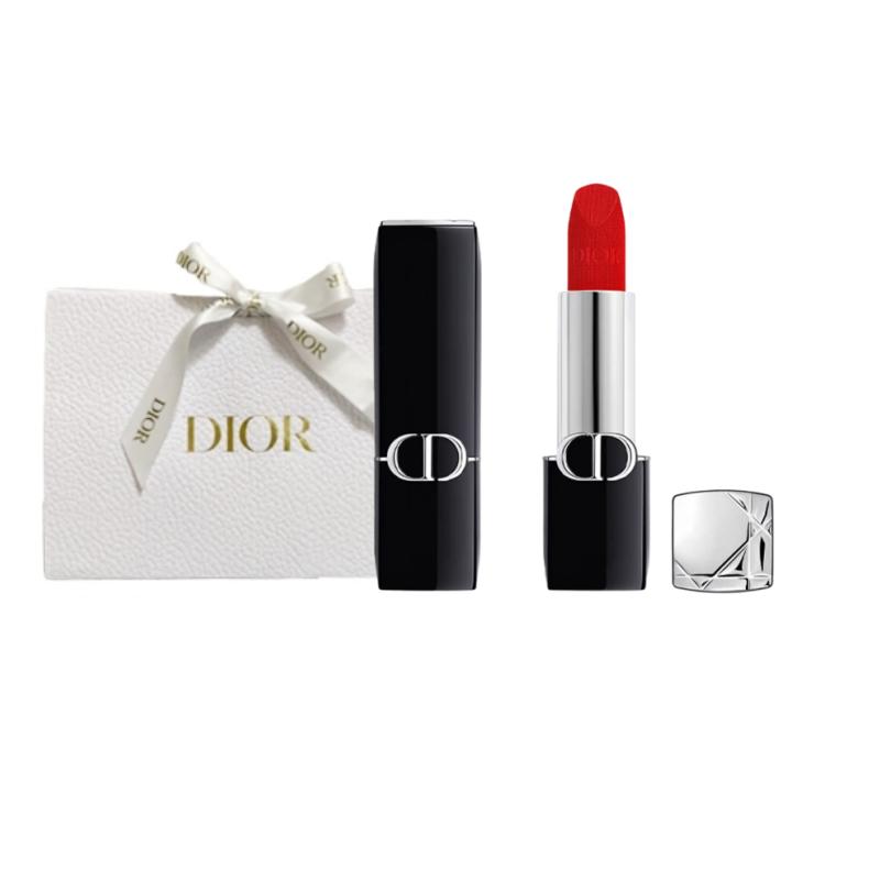 DIOR Lipstick Velvet 999 legendary red lip