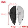 For Harley Touring Electra Glide Road King Softail Fatboy Trike Motorcycle Driver Stretched Front Floorboard Footpegs Footrest