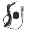 3.5mm Portable Stereo Studio Mic KTV Karaoke Mini Handheld Microphone For Smartphone Laptop PC Desktop Handheld Audio Microphone