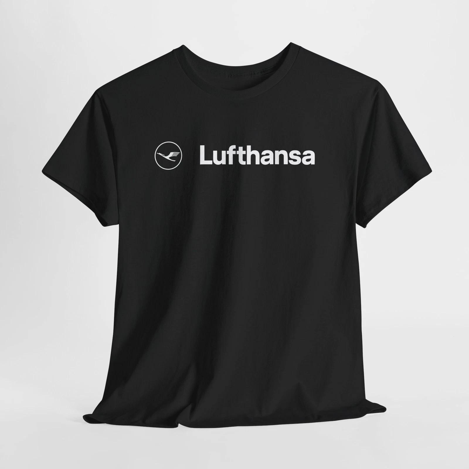 Футболка с логотипом авиакомпании Lufthansa UNISEX S-5XL XXXL