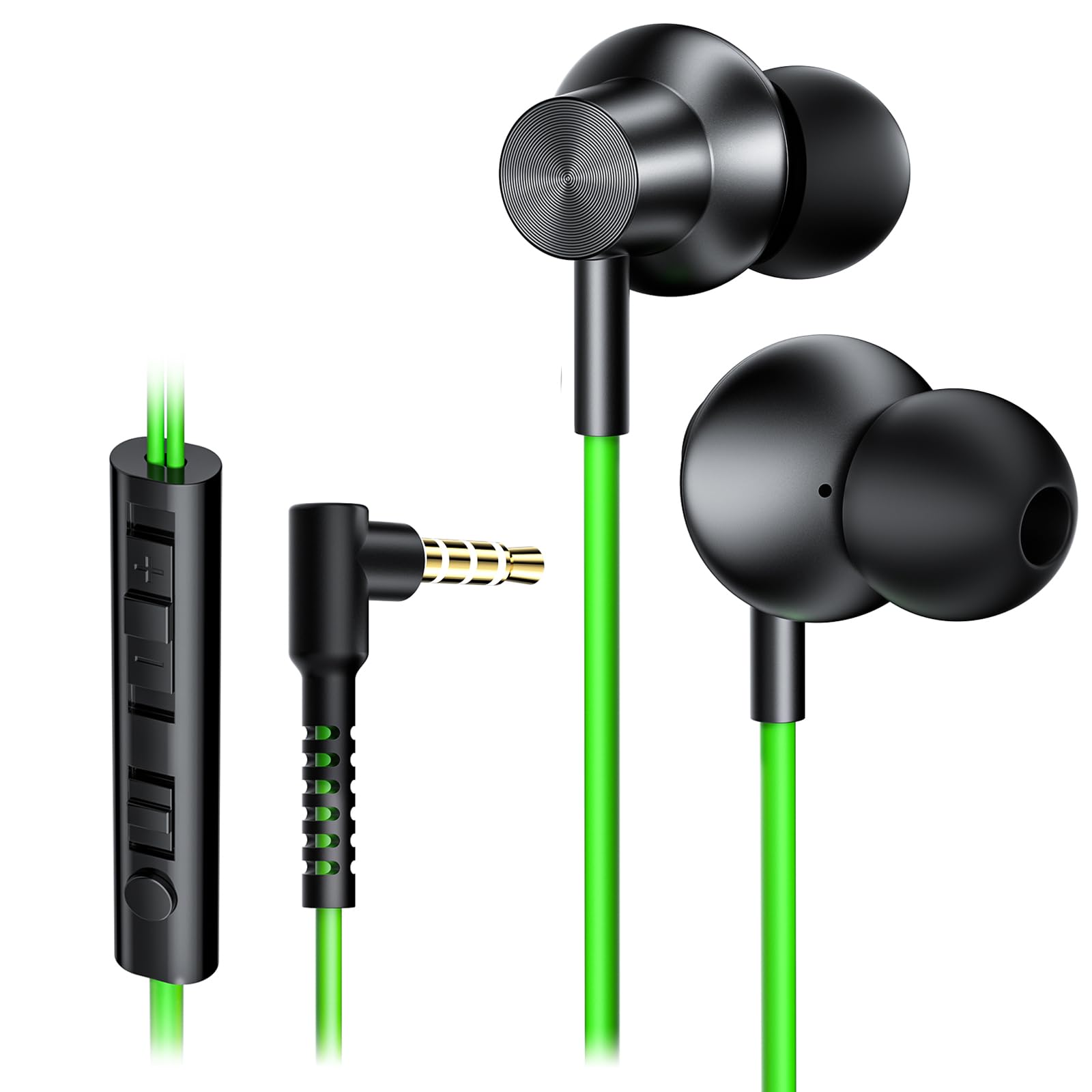 

Gaming earphones with microphone mute Wired ergonomic gaming earphones Gaming Magnetic adsorption design Earphones with microphone Wired for PC