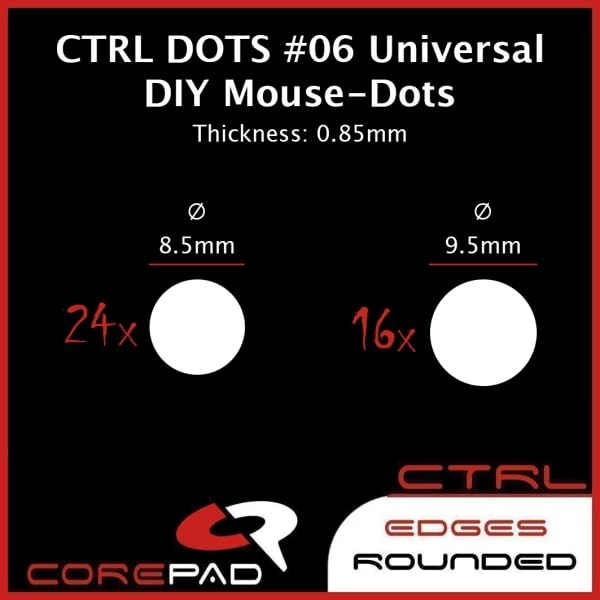 Corepad DOTS AIR Universal Universal Mouse Sole #03 Mouse-Dots [AIR#3]