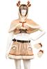 Clearstone SugarWhip Cosplay Christmas Love Cape Reindeer Brown Women's