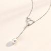 Gourd Tassel Pearl Necklace Women's Fashion Retro Niche High-end Design Pendant Accessories