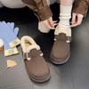 Women's thick-soled winter lightweight warm winter cold padded snow boots non-slip wear-resistant casual sneakers cotton boots fur shoes