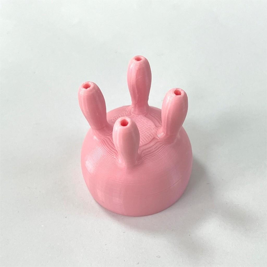 

Cap Milk Pink 3d Printed Milk Lid Rotatable Plastic Cow Model Caps Tool Durable