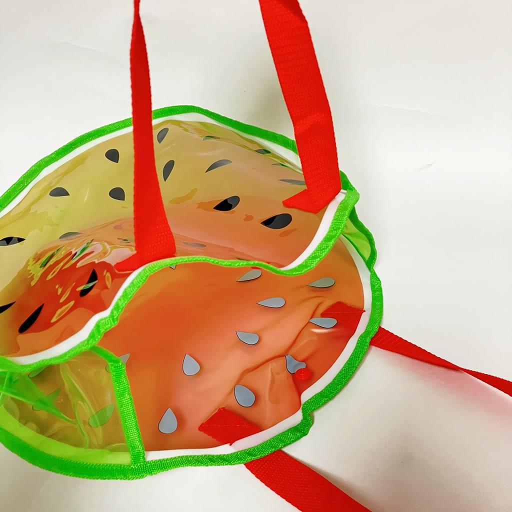 Pool Beach Elementary Fruit Lemon [kiejun] Bag, Bag, Girls, Boys, Pool, Beach, Children, Transparent, Waterproof, School, Kindergarten, Vinyl, ML, (03