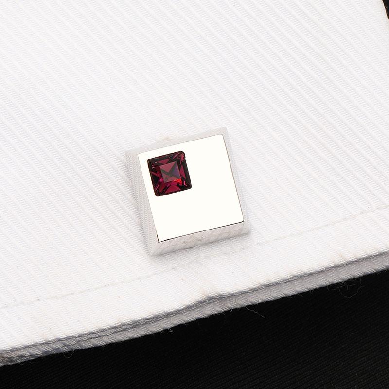 French Shirt Cufflinks Business Crystal Cuff Nails Men'S High-End Shirt Buckles Cuff Buckles Men'S And Women'S Gift Boxes