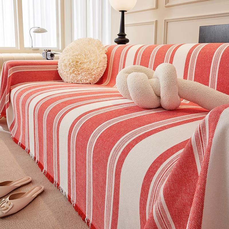 Chenille Sofa Cover Cloth Four Seasons Universal Sofa Cushion Universal Full Covered Armrest Cover Towel Non-Slip Anti-Scratching Seat Cushion