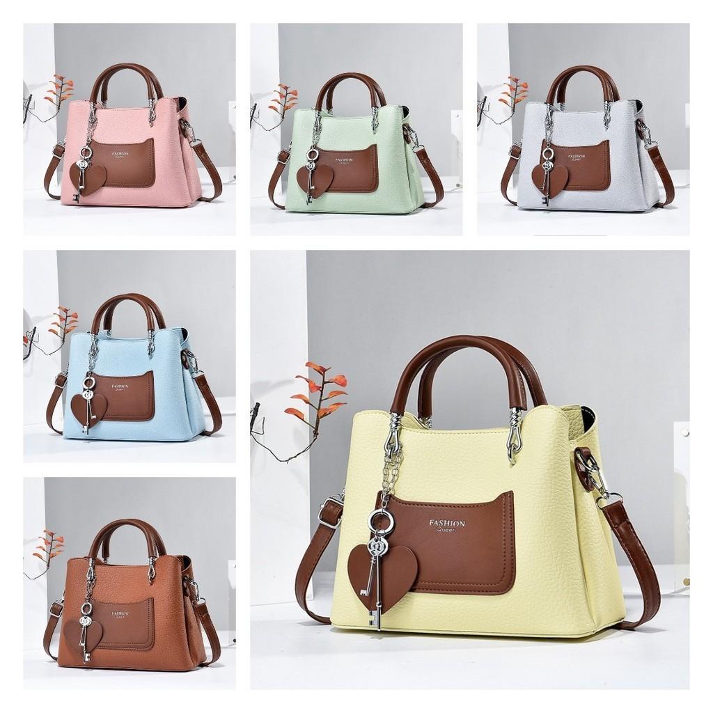 2023 New Fashion Color Block Shoulder Bag Simple Crossbody Bag For Women