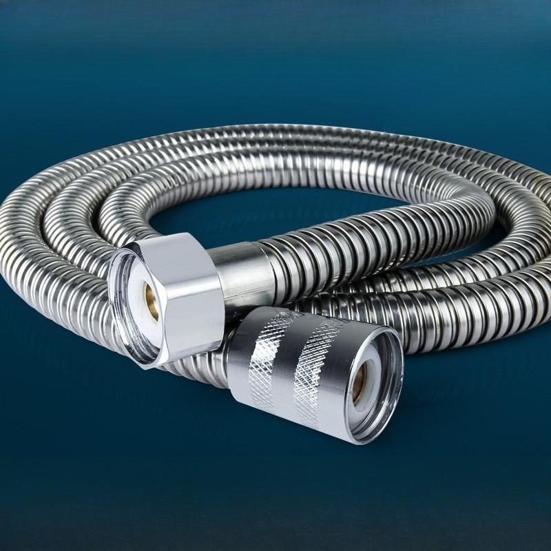 Bathroom Shower Stainless Steel Pipe Water Heater Showerhead Inlet Hose Explosion Proof Nozzle Shower Hose Bathroom Accessories
