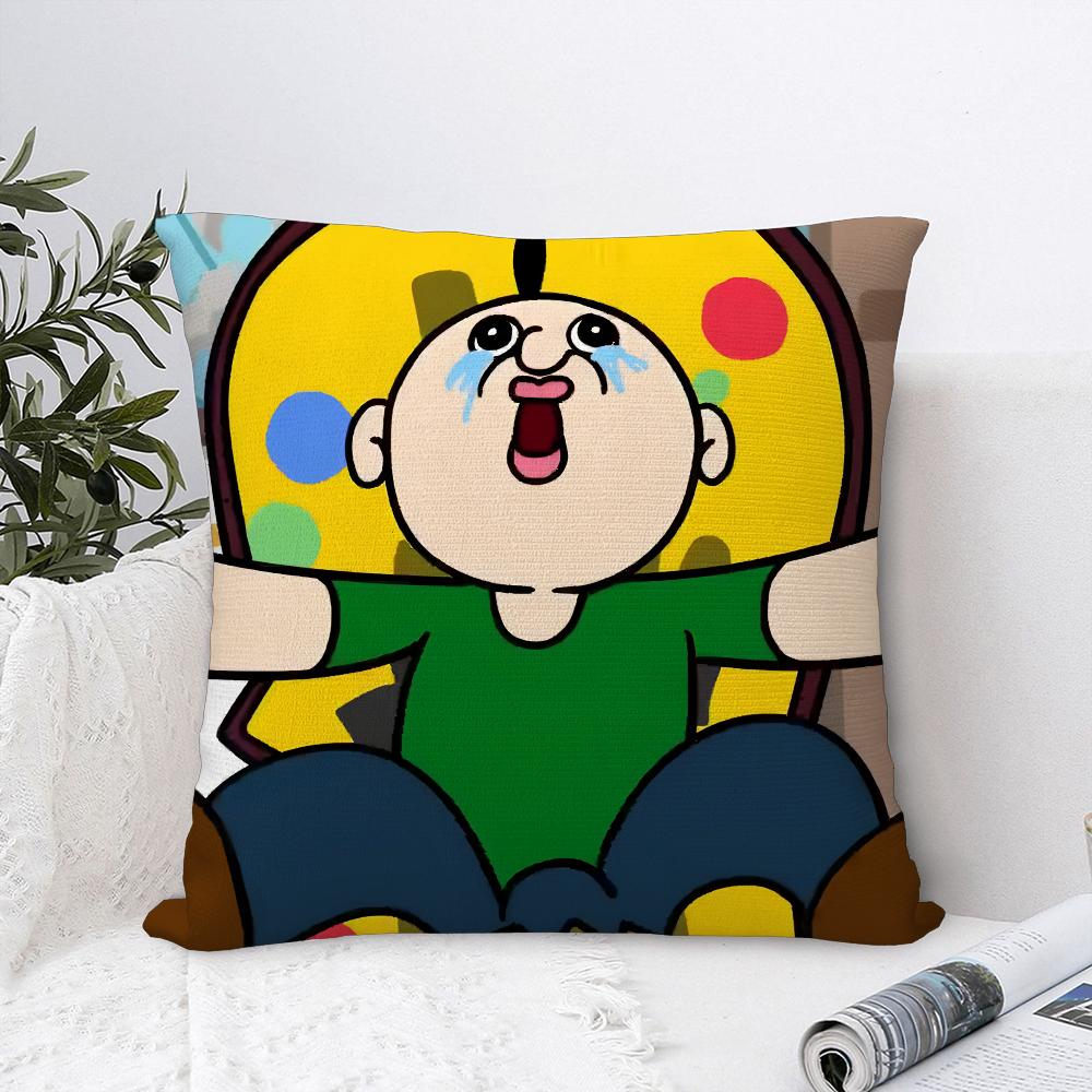 Bbangbbangs Diary Cartoon Pillow Case Sofa Decorative Home Double-sided Print Plush Throw Pillow Covers Cushion Decor Cover