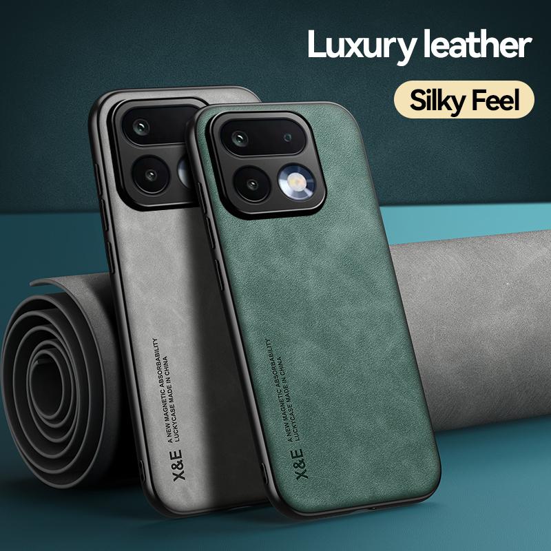 For Realme 16 15 14 Pro Plus 14T Light Luxury Sheepskin Magnetic Phone Case For Realme GT8 GT7 C85 Pro C75 GT6 GT6T GT7T