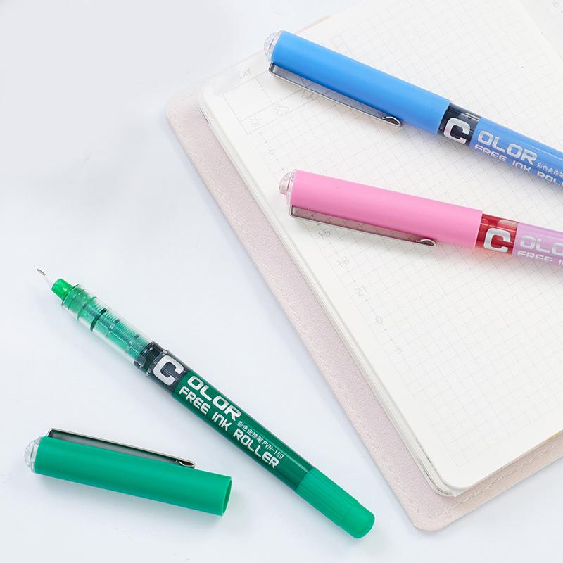 PVN-159 Red Needle-Type Gel Pen for Students, Signatures, and Office Use