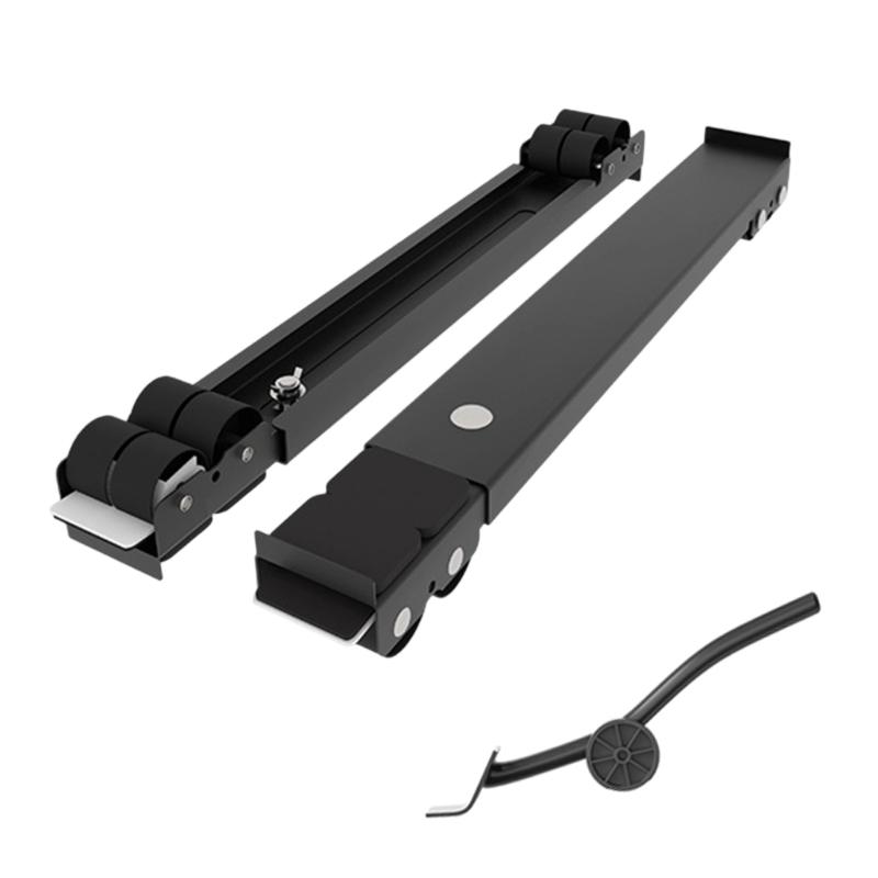 2Pcs Adjustable Extendable Washing Machine Roller Washer Dryer Stand Heavy Duty Appliance Rollers Furniture Accessories