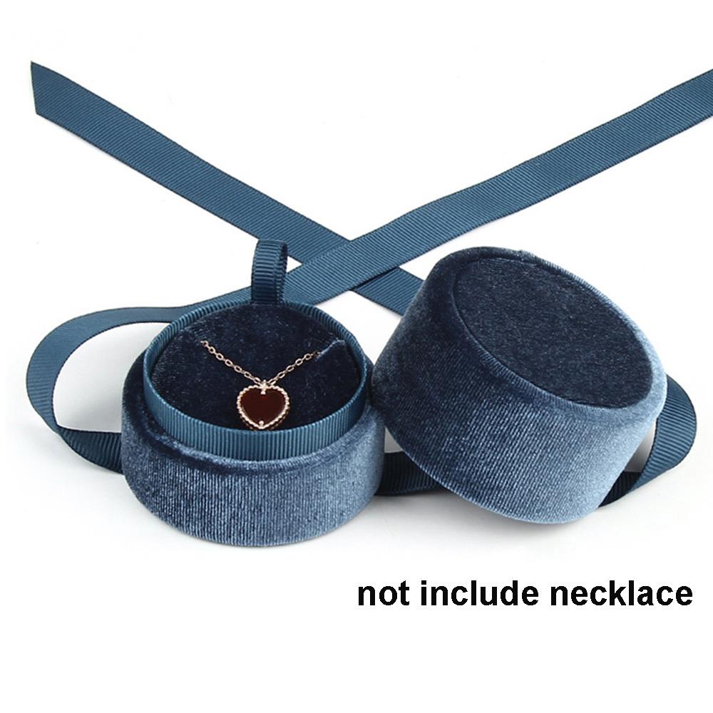 Bowknot Wedding Necklace Gift Box Fashion Accessories Jewelry Box Displays Box Jewelry Display