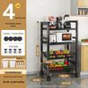 Movable Multi-Layer Kitchen & Bathroom Storage Rack for Fruits & Vegetables