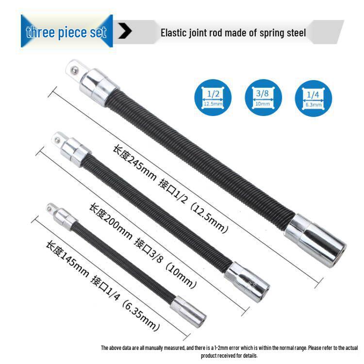 Bendable Elastic Extension Rod Tool