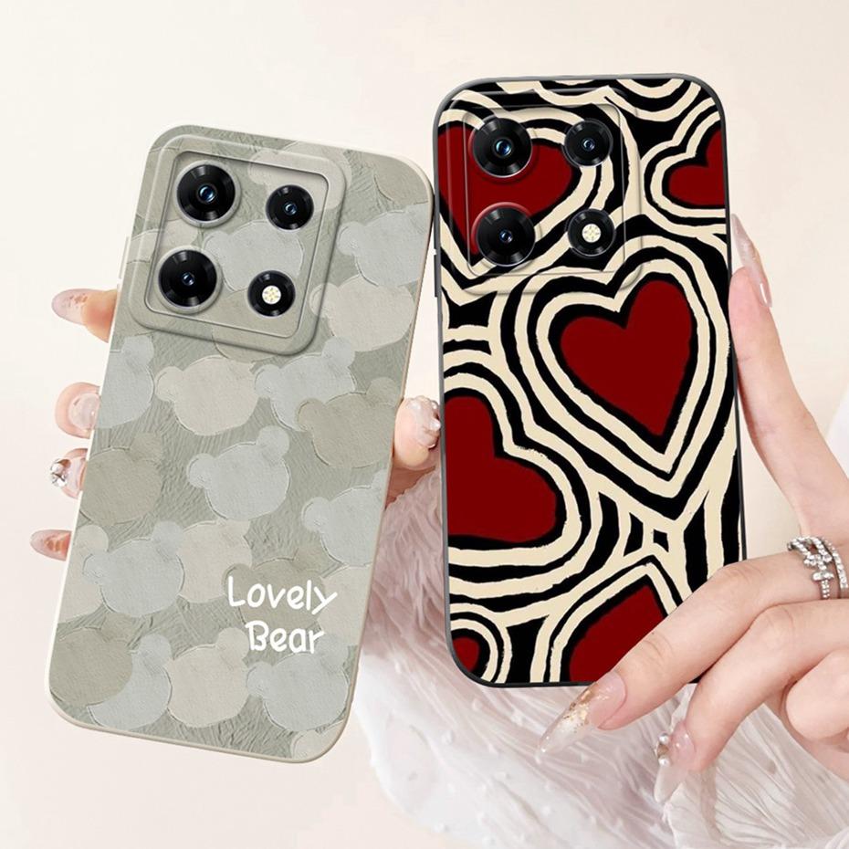 Lens Protective Case For Infinix Note 30 Pro 30i Note30 4G Fashion Soft Silicone Cases Cover For Infinix Note 30 30Pro Note30i