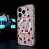 Factory Direct Supply Sweet Cherry Bow Transparent Magnetic Mobile Phone Case iPhone17promax Anti-drop Protective Case